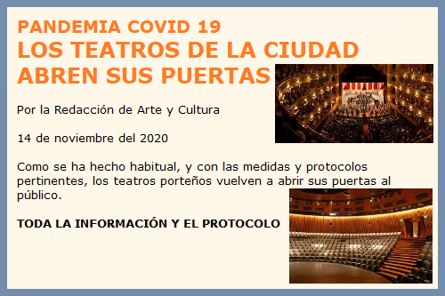 VUELVEN LOS TEATROS